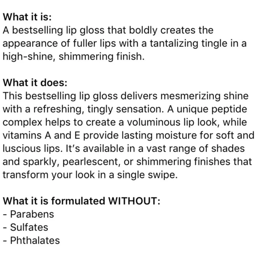 Buxom Full-On Plumping Lip Polish White Russian Sparkle